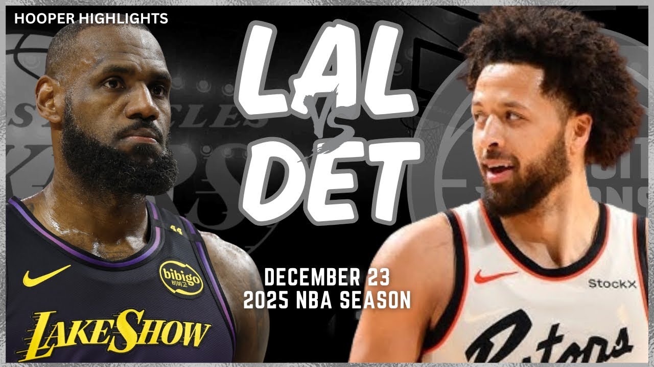 Los Angeles Lakers vs Detroit Pistons Full Game Highlights | Dec 23 | 2025 NBA Season