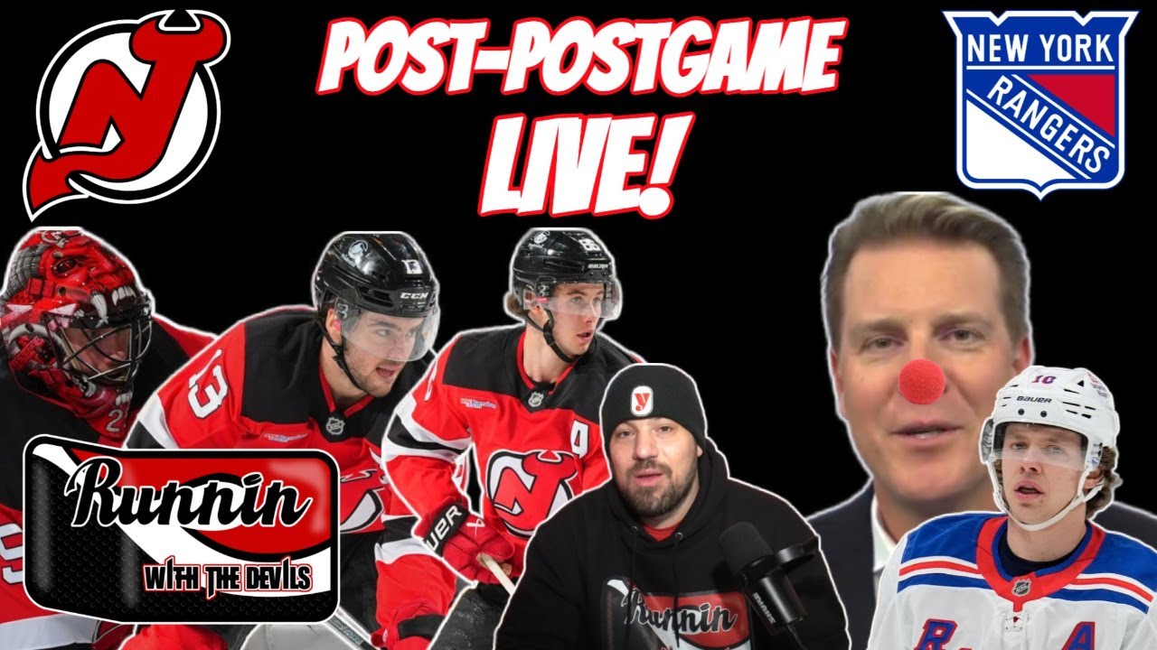 NJ Devils vs. NY Rangers Post-Postgame LIVE! 12/23/24 INSTAGRAM HOCKEY ROUND 2