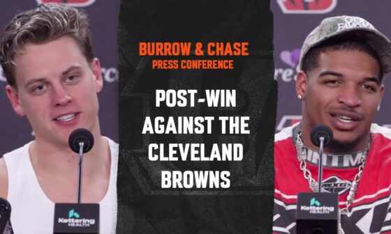 Joe Burrow and Ja'Marr Chase Press Conference - Dec. 22