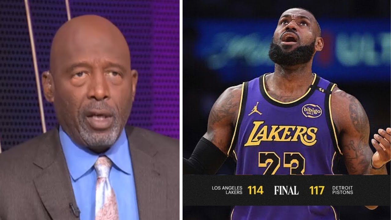 "Lakers waste LeBron James' talent" - James Worthy react Los Angeles fall to Detroit Pistons 117-114