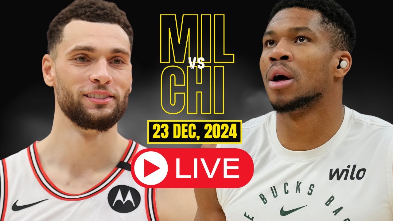 🔴LIVE : Milwaukee Bucks vs Chicago Bulls Full Game | NBA Live | DEC, 23 2024 | 2K24