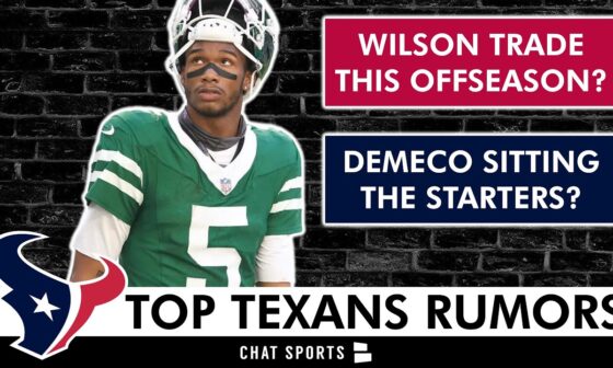 TOP Texans Rumors: Garrett Wilson Trade? Texans Resting Starters? Start Kendrick Green?