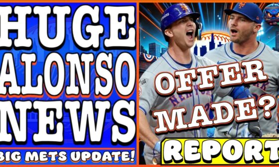 HUGE Pete Alonso News | Mets Hot Stove | New York Mets | Mets News | MLB Free Agency | Mets | MLB |