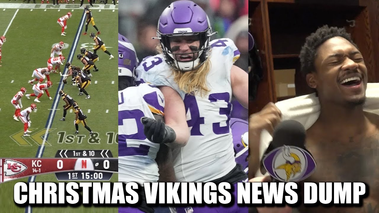 Minnesota Vikings News Dump (12.25.2024) | Christmas Netflix, AVG NFC DPOTW, Reverse Diggs