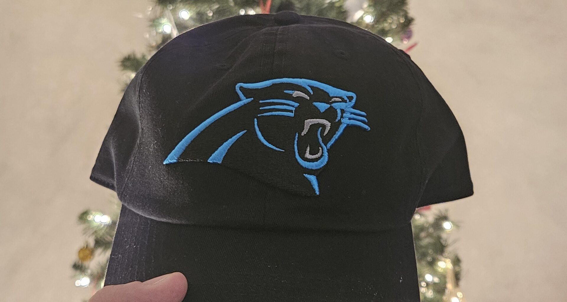 Panthers fan in Sacramento officially fully equipped to spread the good word. KEEP POUNDING!