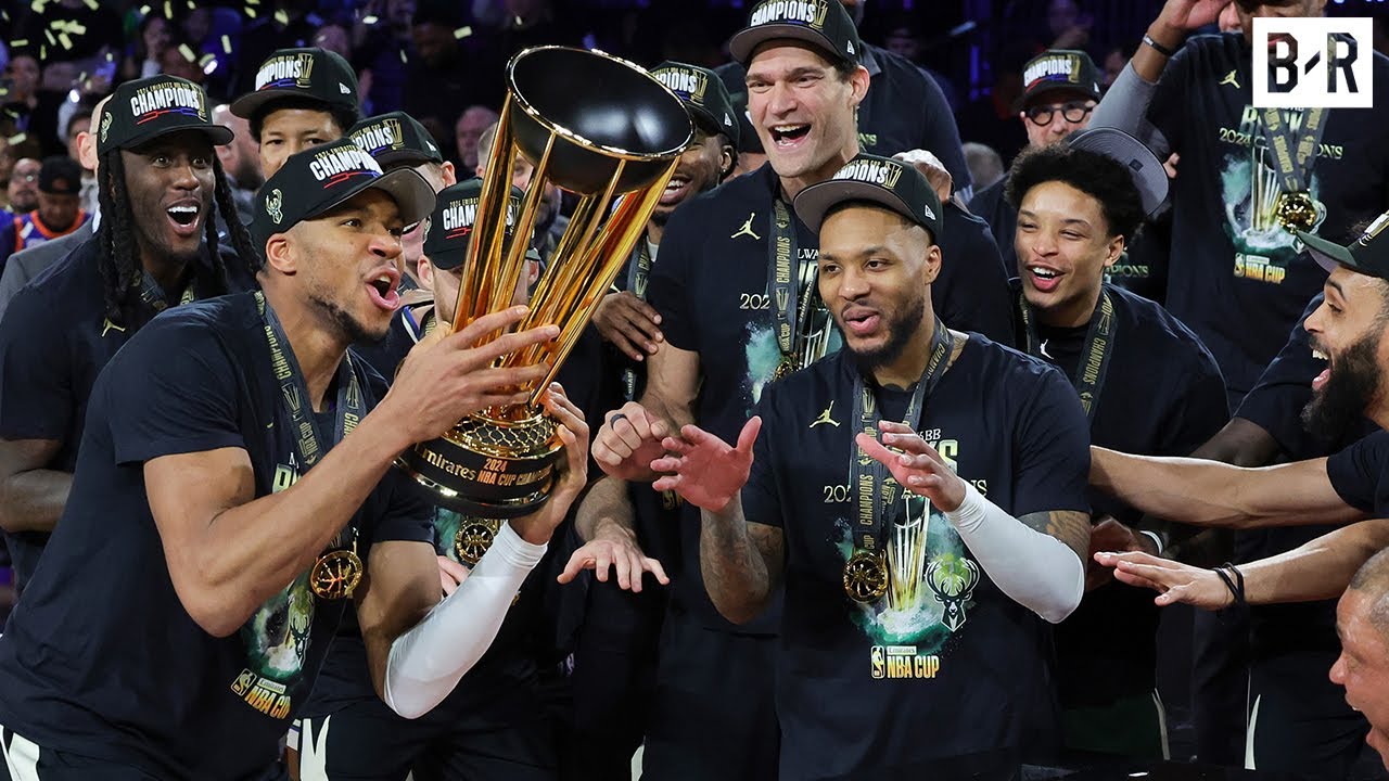 Bucks 2024 NBA Cup Championship & MVP Trophy Presentation