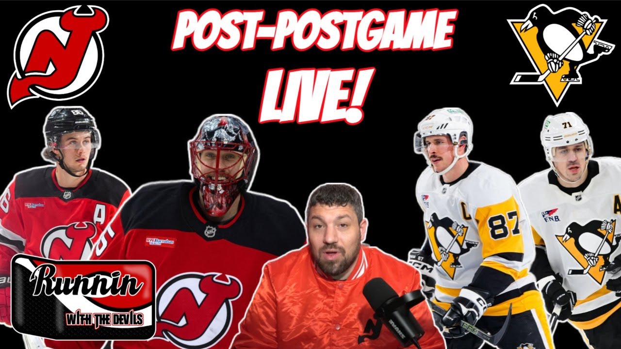 NJ Devils vs. Pittsburgh Penguins Post-Postgame LIVE! 12/21/24