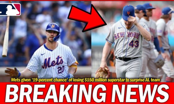 JUST IN✅ Mets given 19-percent chance of losing $150 million superstar to surprise AL team! MLB NEWS