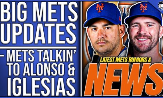 BIG Mets Updates: Mets NEGOTIATING With Alonso & Iglesias, Mets Fit Sasaki's Priorities (Mets News)