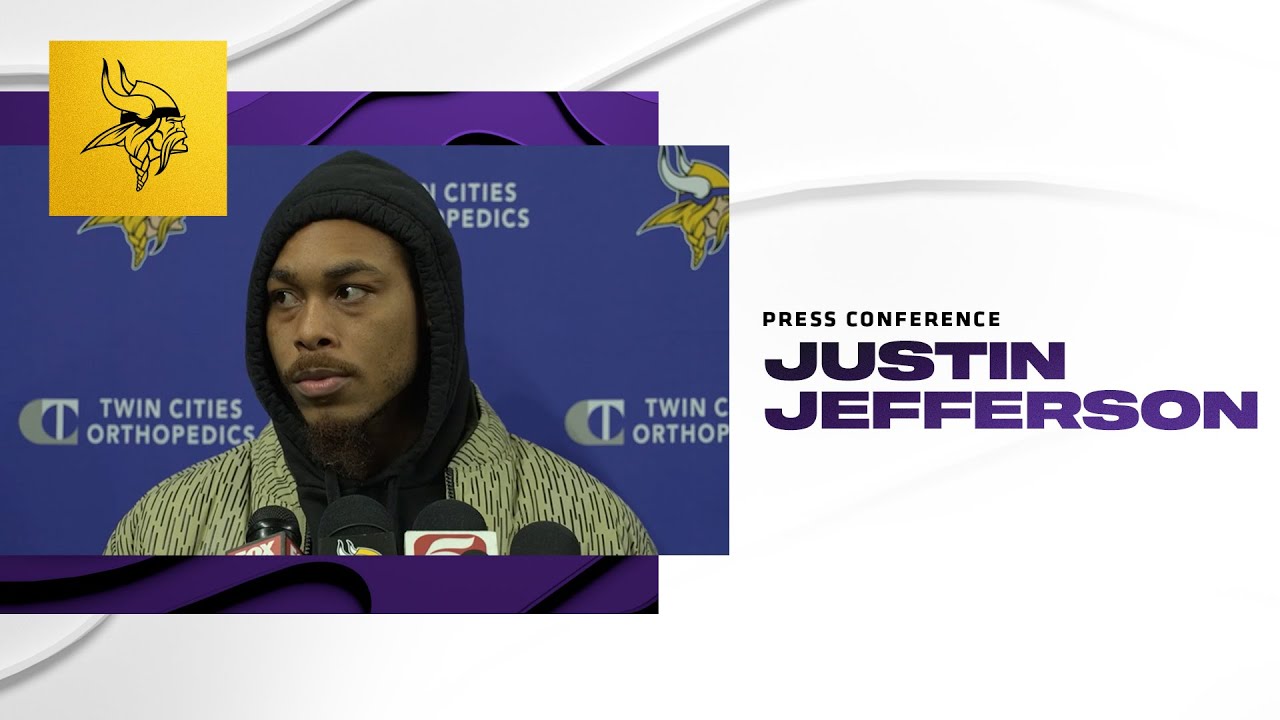 Justin Jefferson Discusses Earlier Game vs. Packers, Looks Ahead To Sunday's Critical Rematch