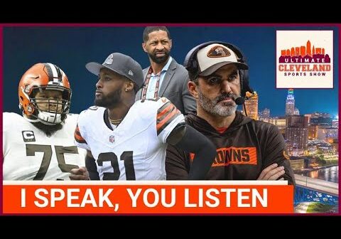 Joel Bitonio echoes Myles Garrett's message, head coach rumors & the Cavaliers start a big road trip