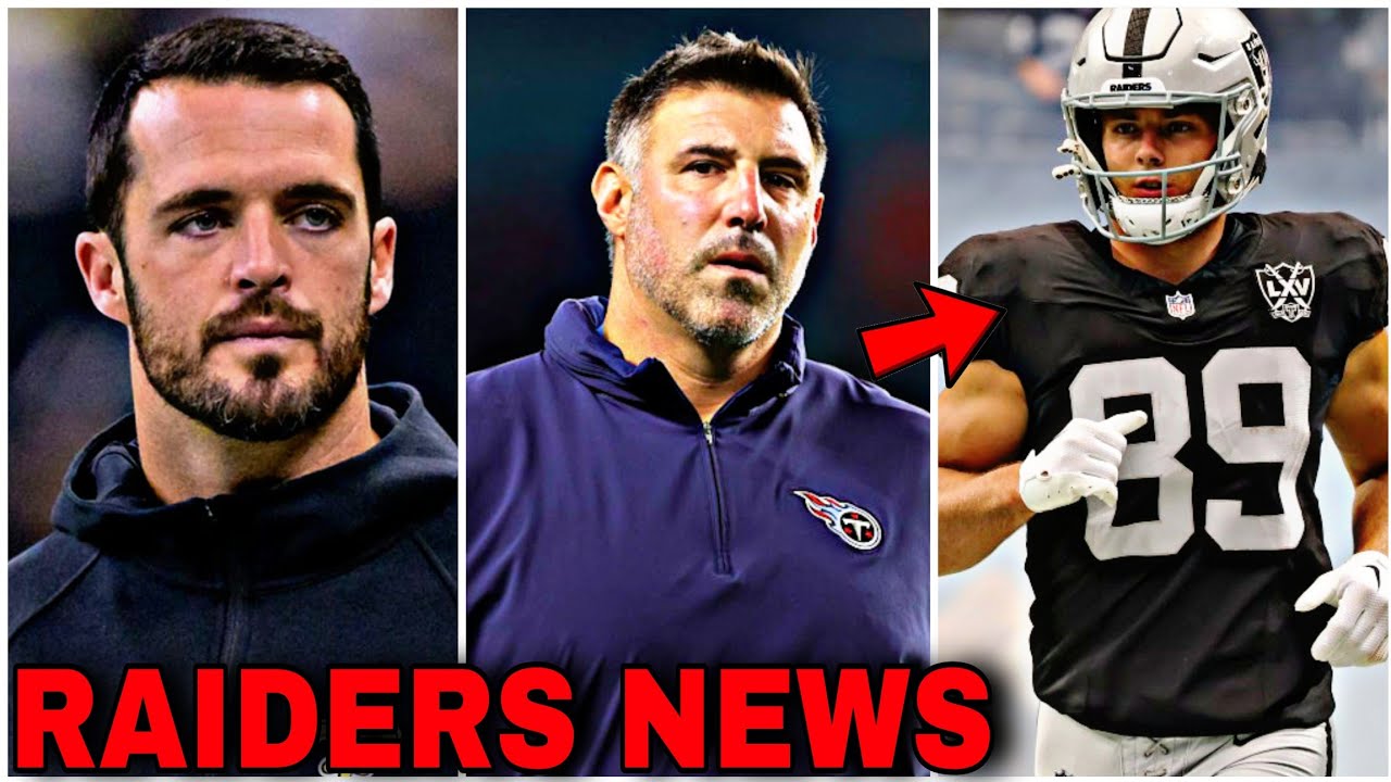 Mike Vrabel to be NEXT Raiders HC? + Derek Carr OFFICIALLY OUT