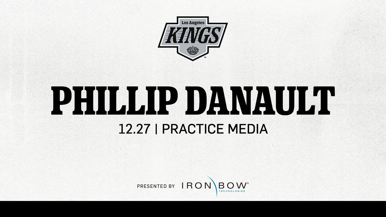 Forward Phillip Danault | 12.27 LA Kings Practice in El Segundo ahead of Edmonton Oilers Game