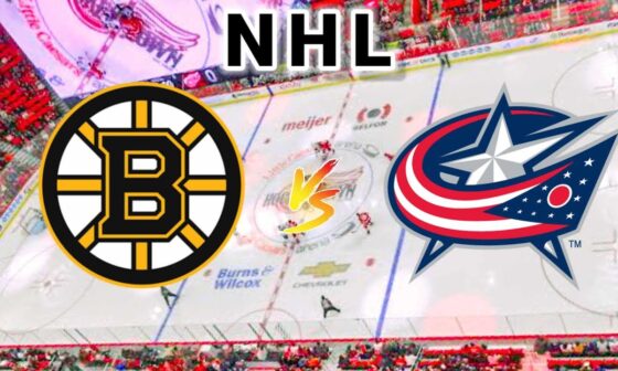 Boston Bruins vs Columbus Blue Jackets | 2024 NHL Play by Play Live Score