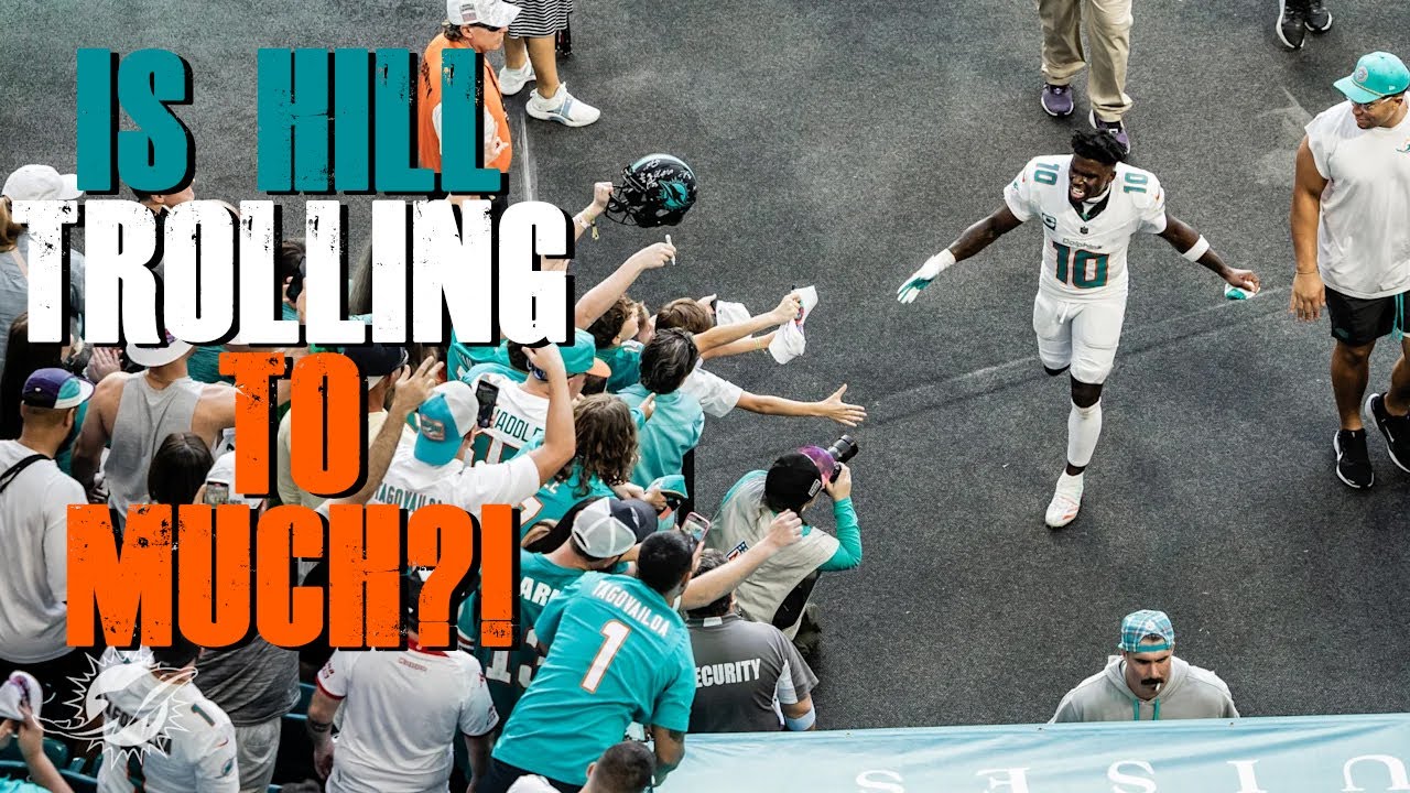 Is Miami Dolphins Tyreek Hill Trolling To Much?!