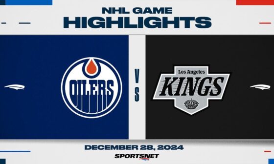 NHL Highlights | Oilers vs. Kings - December 28, 2024