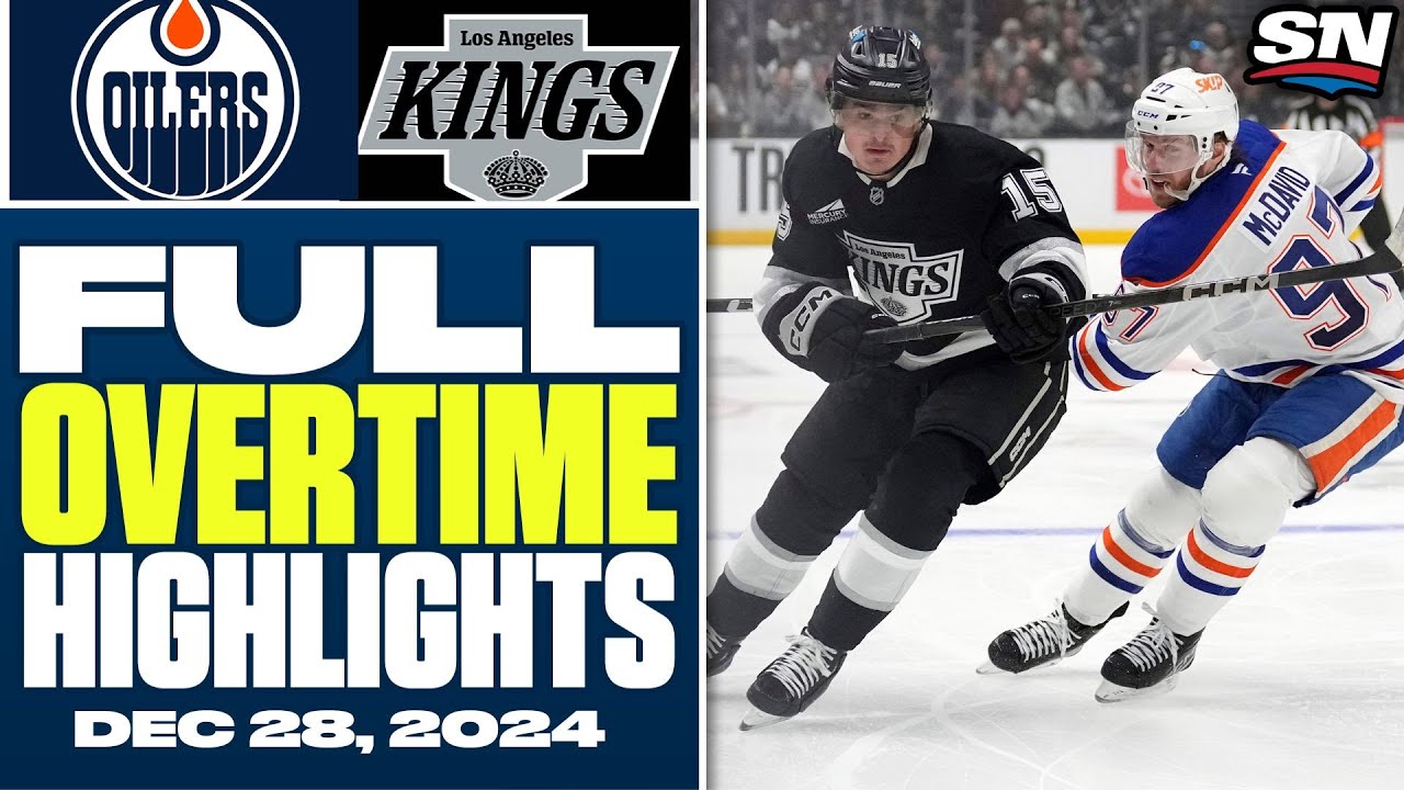 Edmonton Oilers at Los Angeles Kings | FULL Overtime Highlights - December 28, 2024