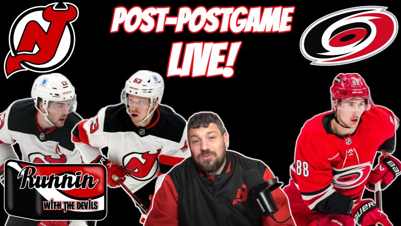 NJ Devils vs. Carolina Hurricanes Post-Postgame LIVE! 12/28/24