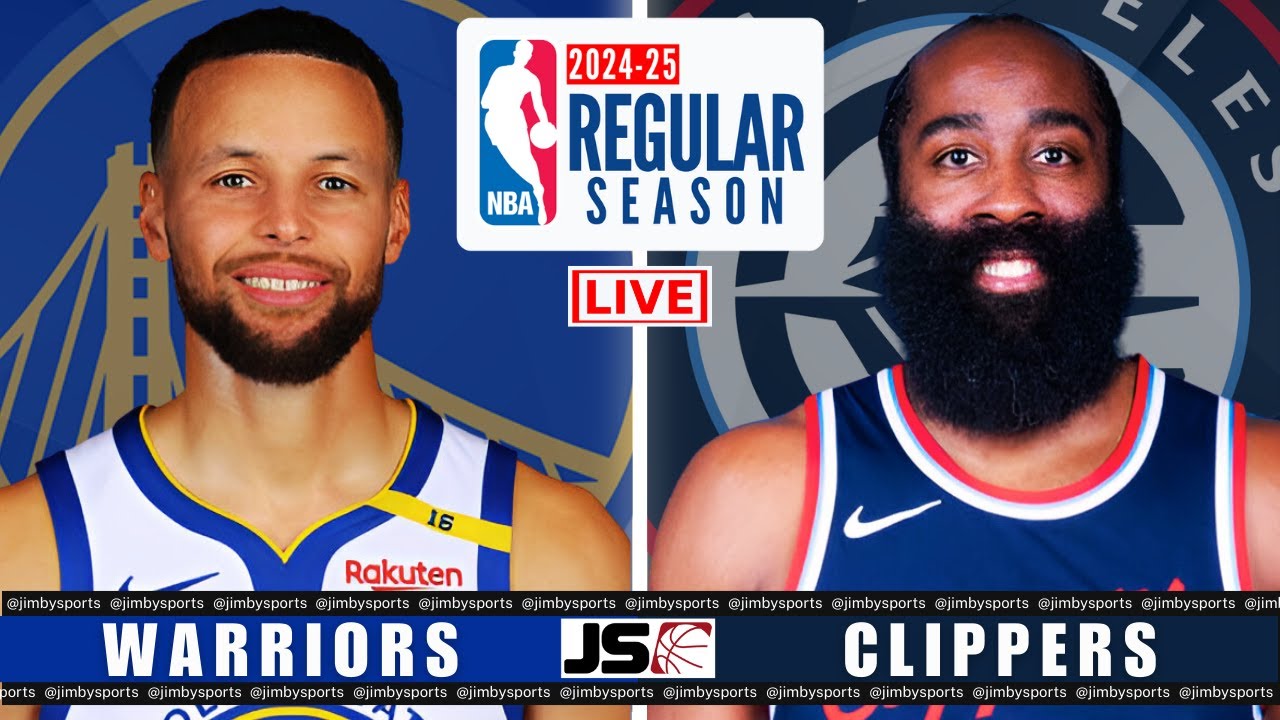 Golden State Warriors vs LA Clippers NBA Live Scoreboard Today