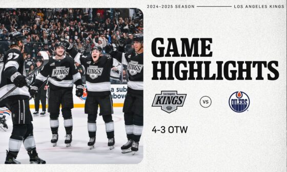 KINGS WIN 4-3 IN OT! | 12.28 HIGHLIGHTS