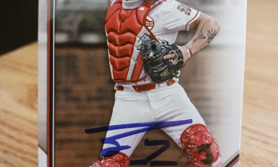 Posting a Reds autographed card every day until we win the World Series. Day 564: Logan Tanner