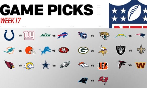 Week 17 Game Picks