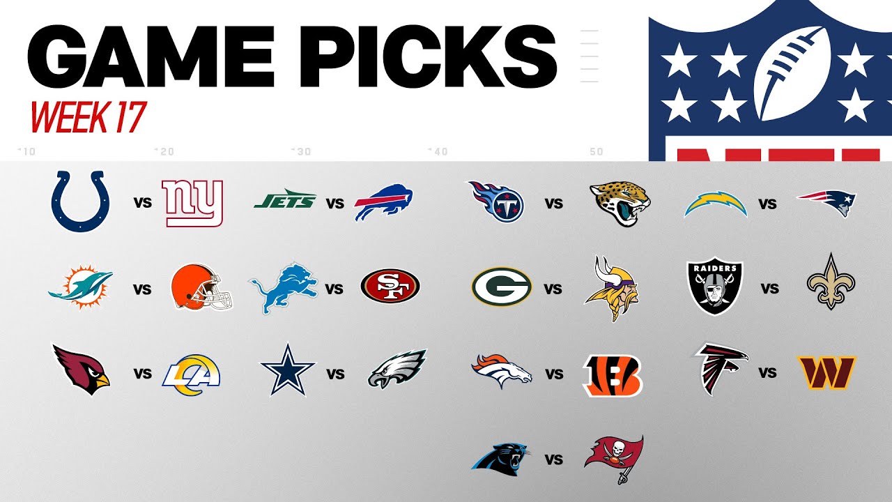 Week 17 Game Picks