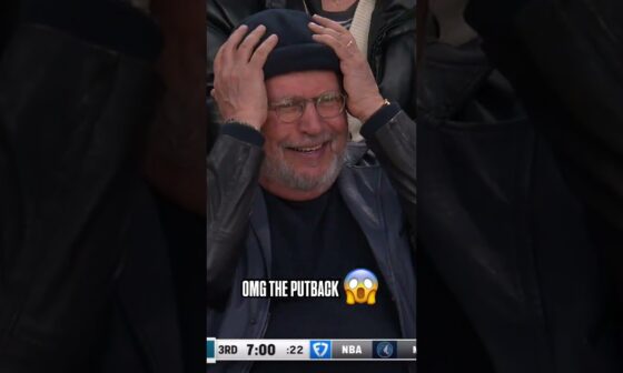 Billy Crystal can't believe this dunk😱 #nba #laclippers #highlights