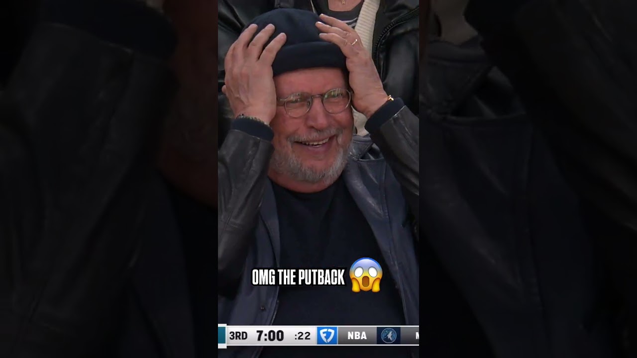 Billy Crystal can't believe this dunk😱 #nba #laclippers #highlights