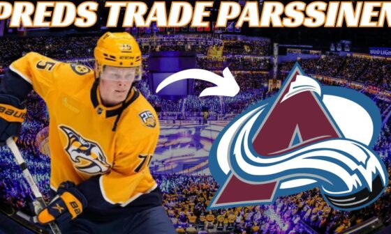 Breaking News: NHL Trade - Preds Trade Jusso Parssinen to Avalanche