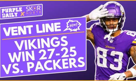 Minnesota Vikings WIN 27-25 over Green Bay Packers