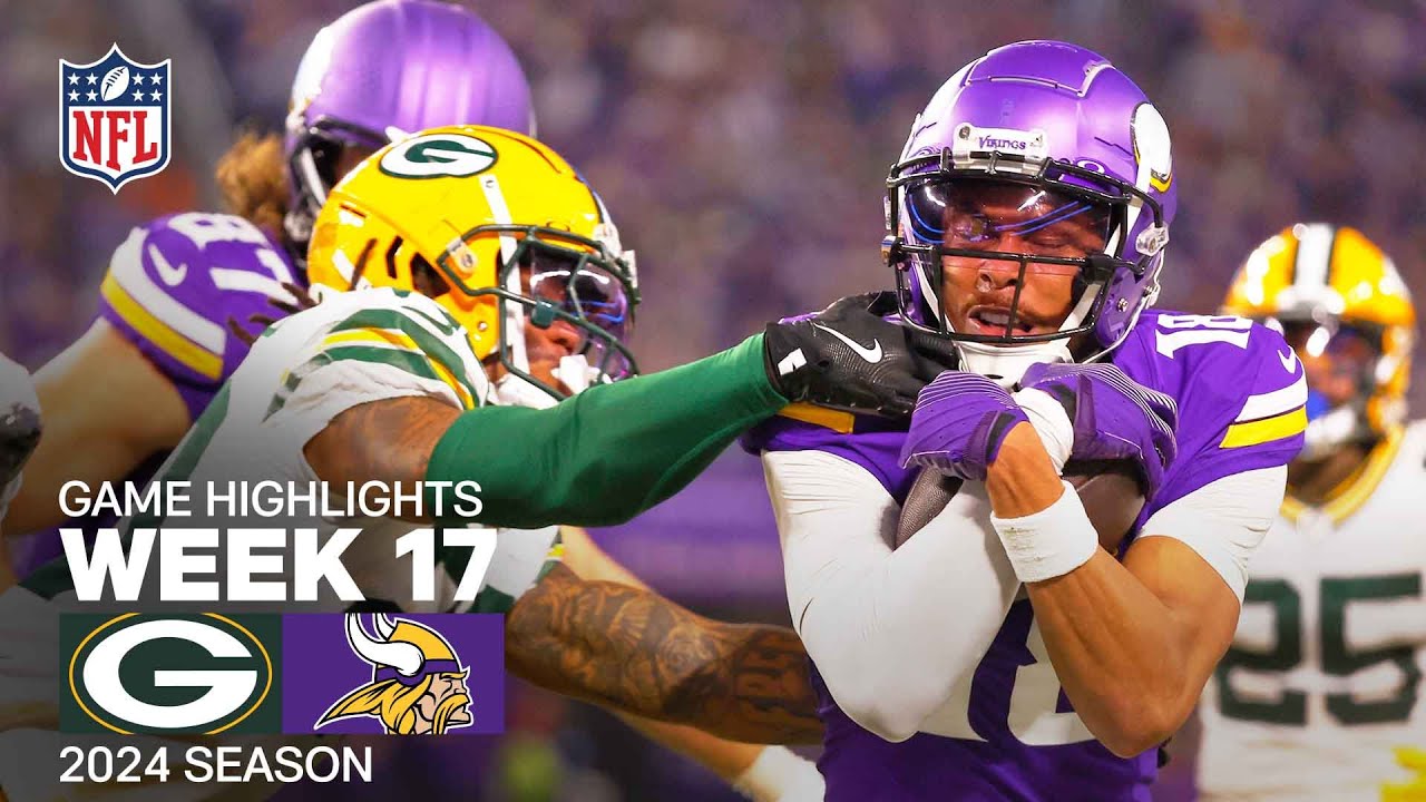 Green Bay Packers vs. Minnesota Vikings | 2024 Week 17 Game Highlights