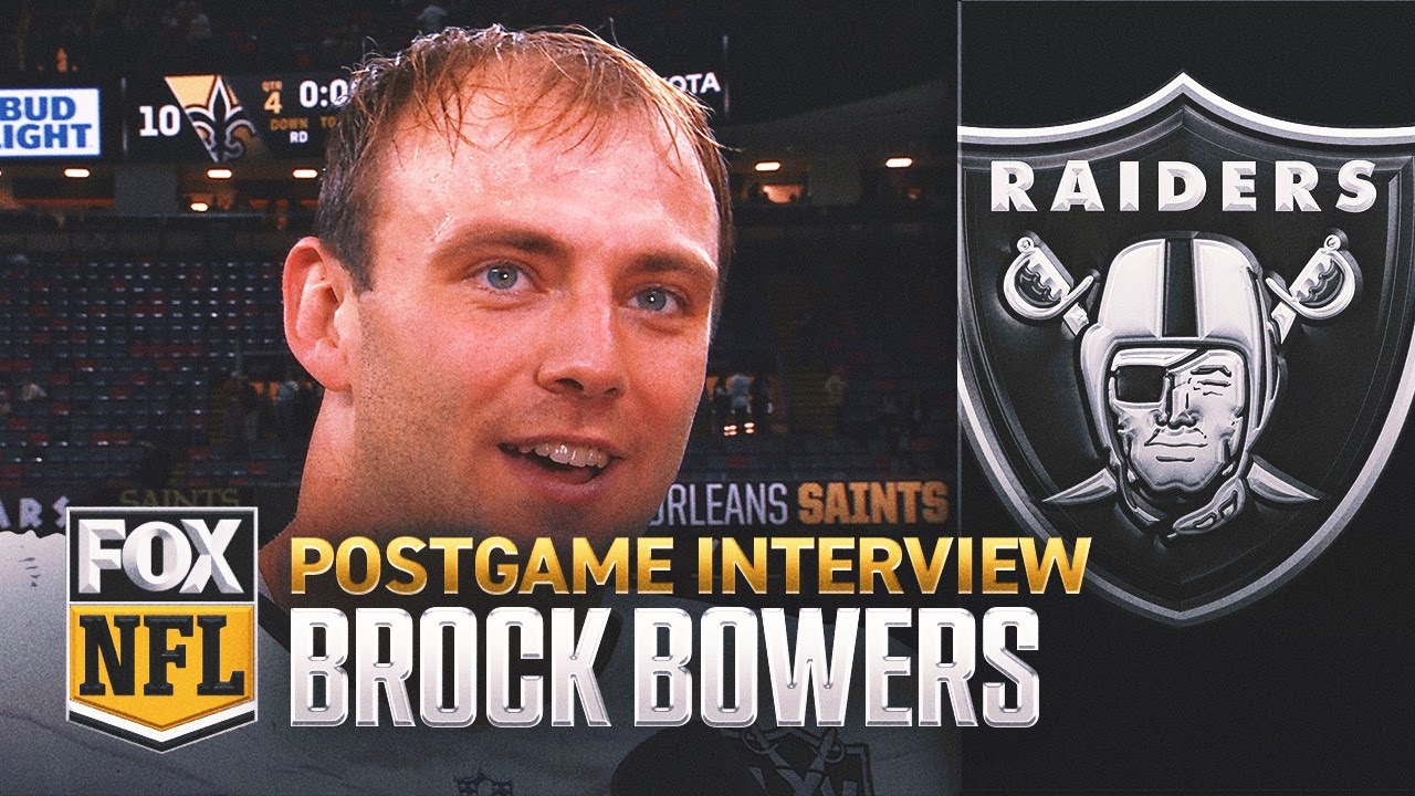 Raiders TE Brock Bowers on record-setting season: 'It's been everything and more' | NFL on FOX