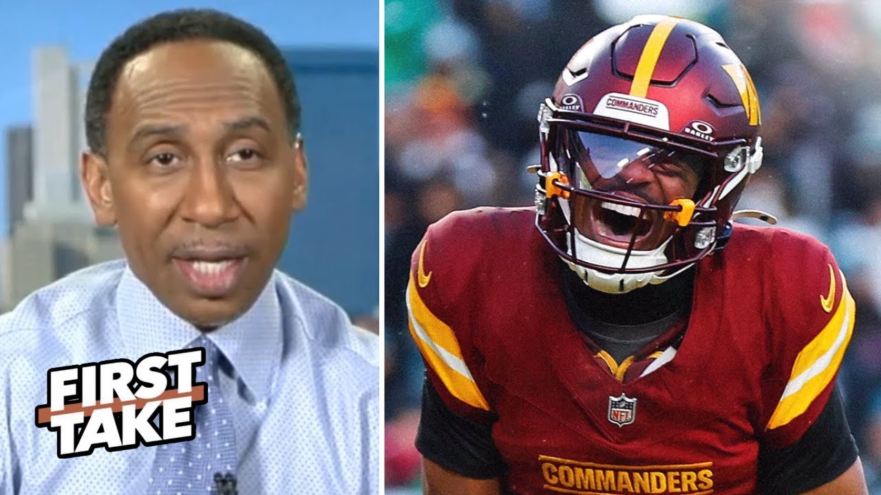 FIRST TAKE | Jayden Daniels is NFC’s undisputed Top QB - Stephen A. on Commanders head into playoffs