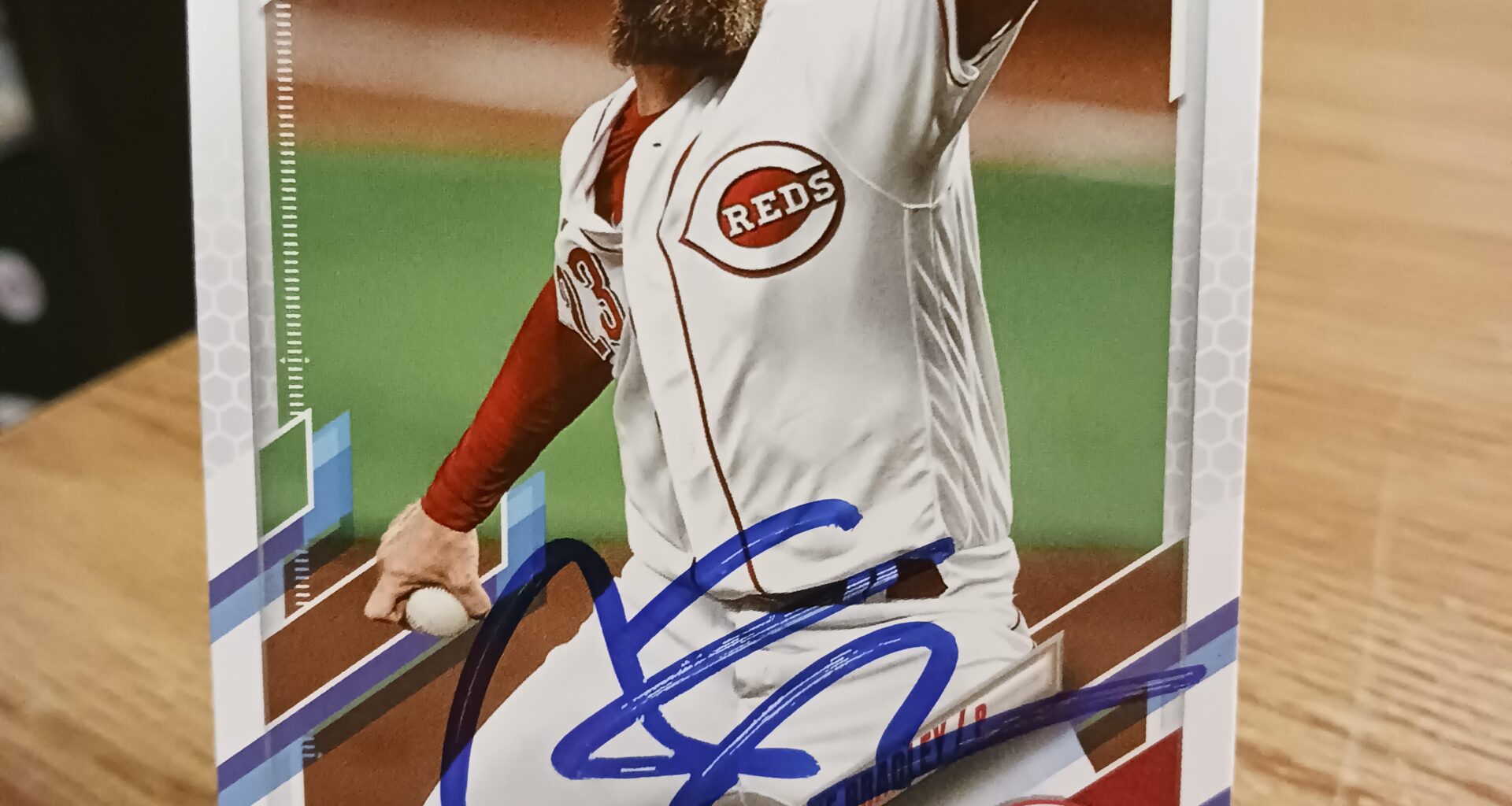 Posting a Reds autographed card every day until we win the World Series. Day 565: Archie Bradley