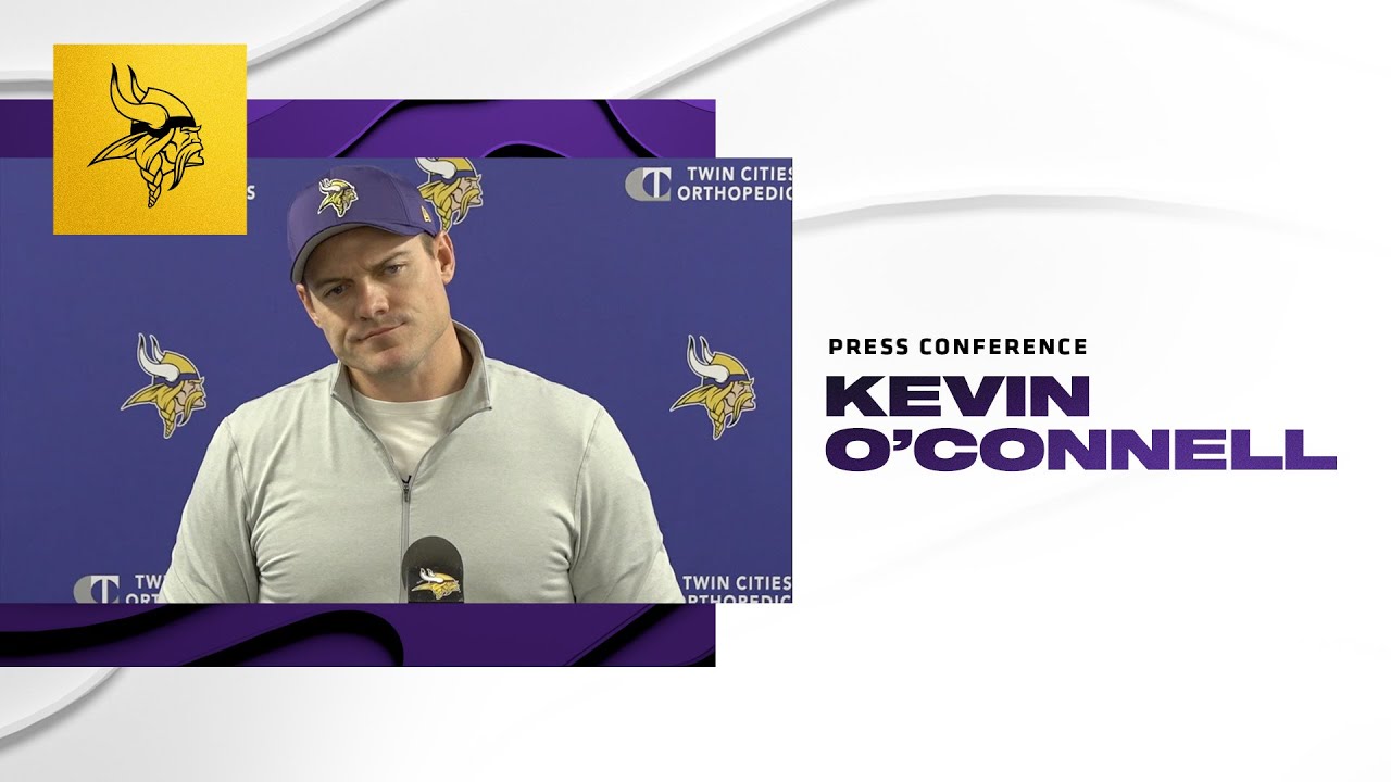 Kevin O'Connell on Injury Updates, Jordan Addison's Importance & Vikings Week 18 Showdown in Detroit