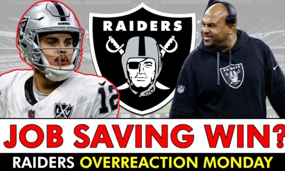 Aidan O’Connell SAVED His Job After Saints Game & Maybe AP’s? | Raiders Rumors + Overreaction Monday