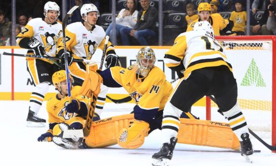 Penguins/Predators Recap: Well that was a saucy one. Pens win spirited game in OT