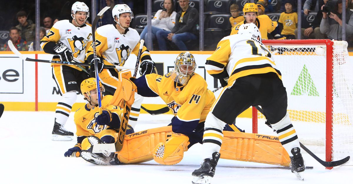 Penguins/Predators Recap: Well that was a saucy one. Pens win spirited game in OT