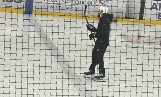 [@clarkefornorris] Drew Doughty has officially begun skating