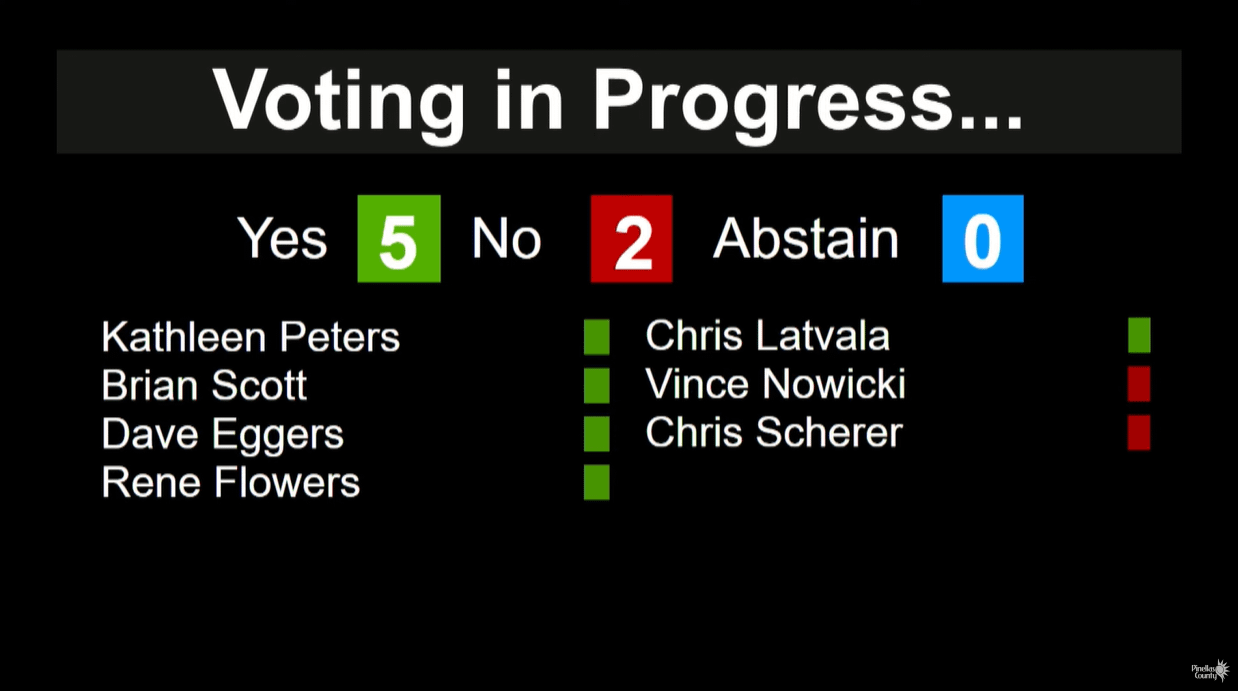 Bond Vote Passes 5-2 With Latvala And Eggers Flipping!