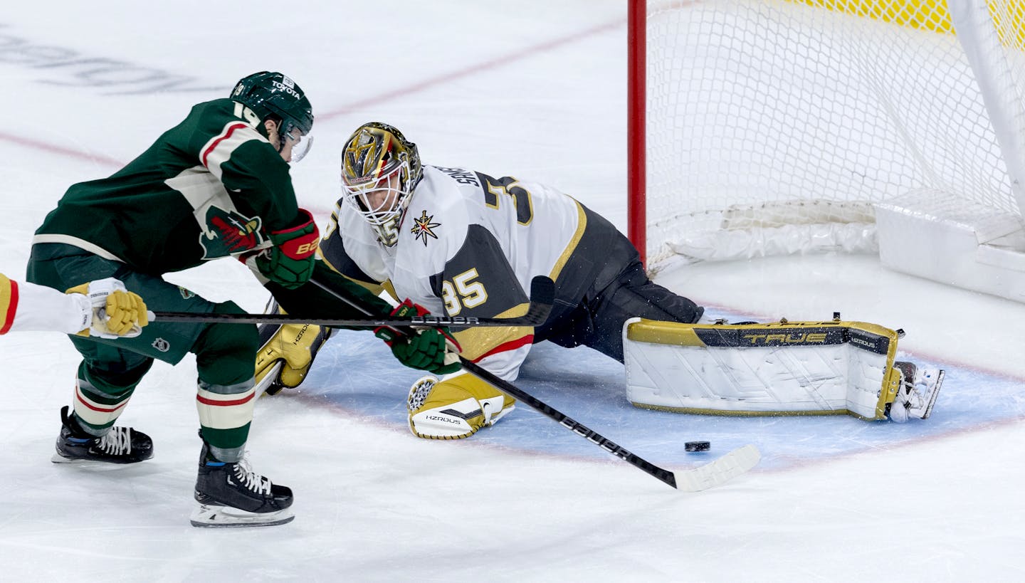 Minnesota Wild slip against Vegas team with energy