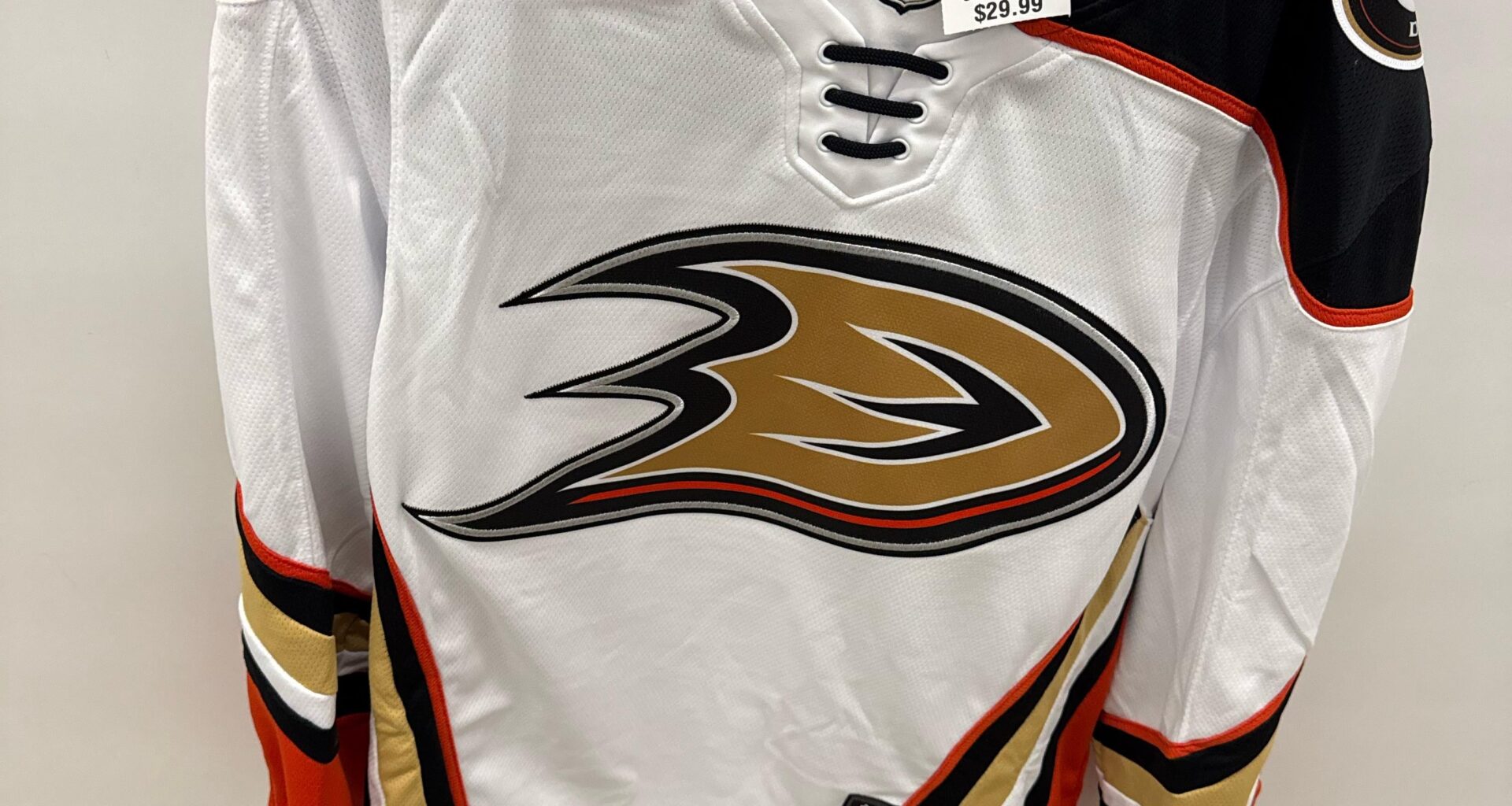 Fanatics duck jersey for $29.99 at home goods