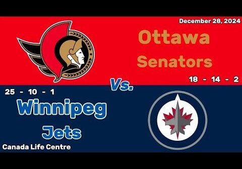 Ottawa Senators vs Winnipeg Jets | December 28, 2024 | All Goals