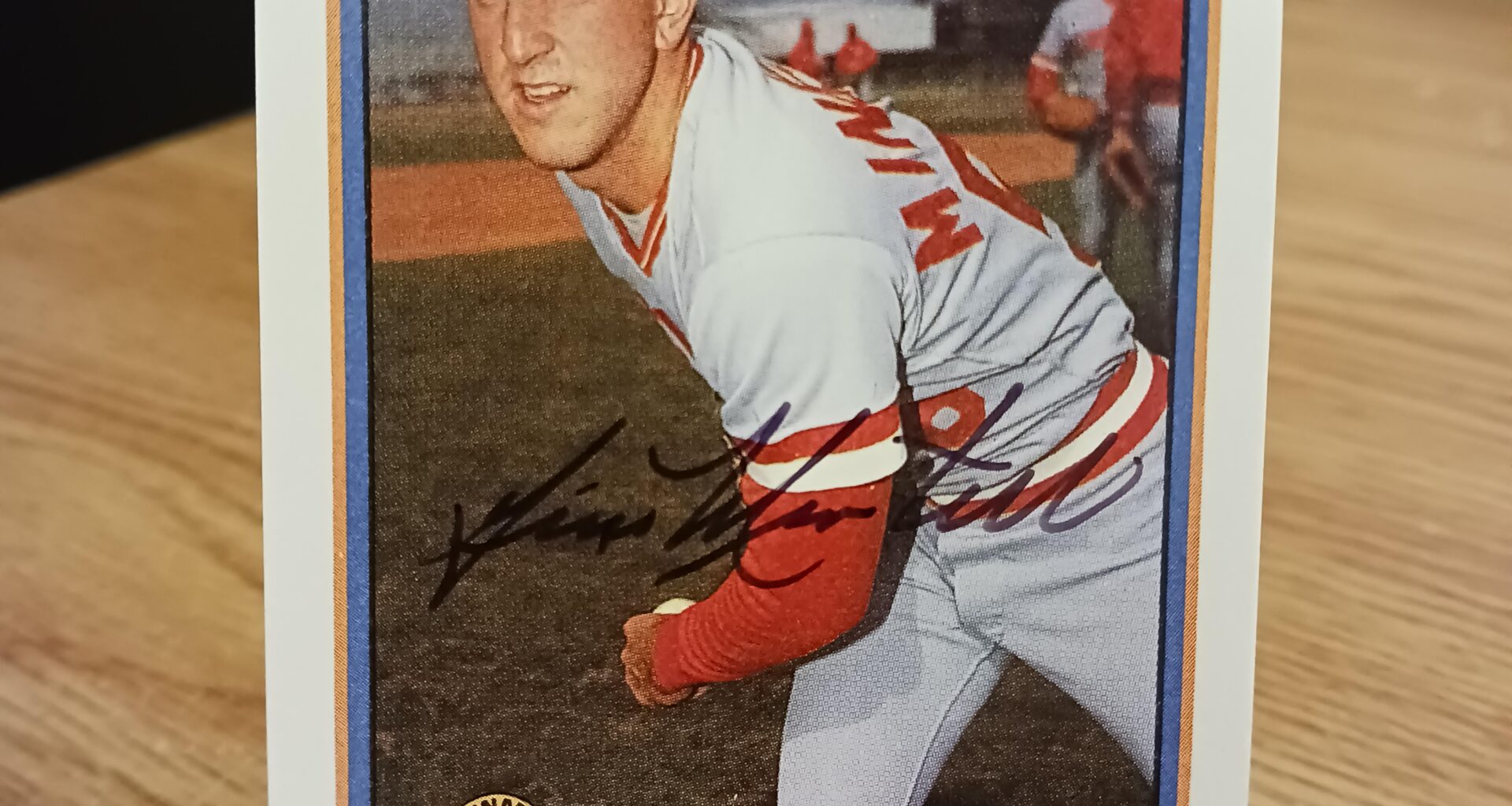 Posting a Reds autographed card every day until we win the World Series. Day 551: Gino Minutelli