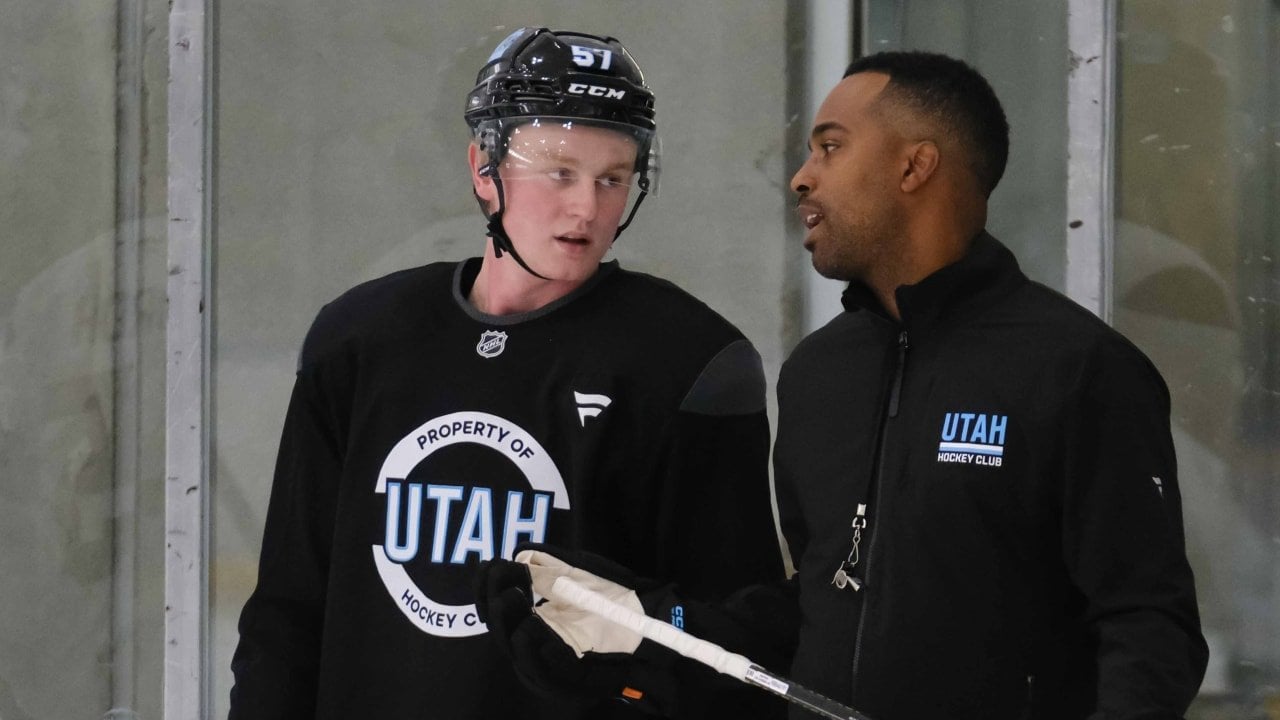 Color of Hockey: Brooks growing in role as Utah skill development coach | NHL.com