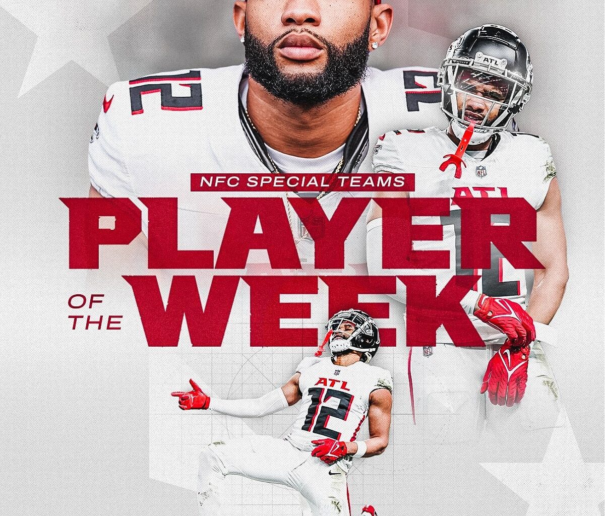 [Falcons] Your NFC Special Teams Player of the Week, KhaDarel Hodge!