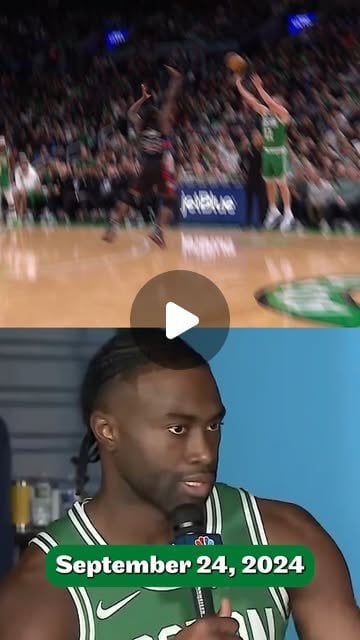 [NBC Sports Boston] Jaylen Brown foreshadowed Pritchard's big night vs. Detroit back in September