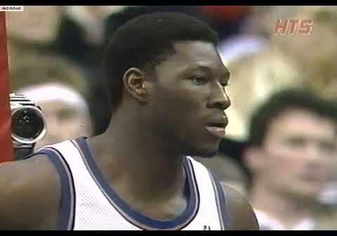 Wizards Throwback- Ben Wallace Guards Shaq For The First Time