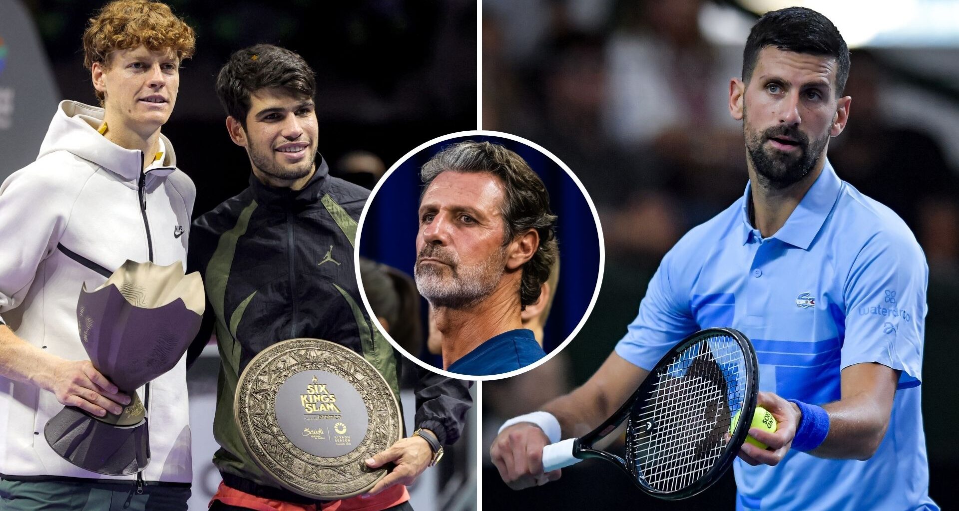 Patrick Mouratoglou says if Novak Djokovic finds it harder to beat Jannik Sinner or Carlos Alcaraz